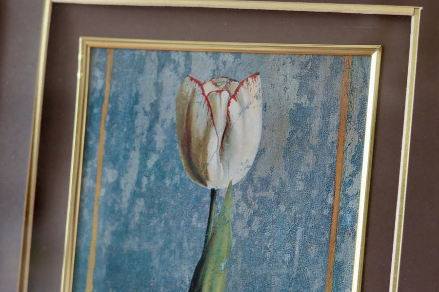 Mid-Century Original Swedish  "Trio of Flower Prints"
