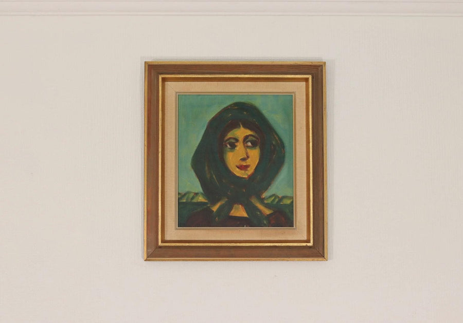 “Woman in Scarf” by Erik Larsen