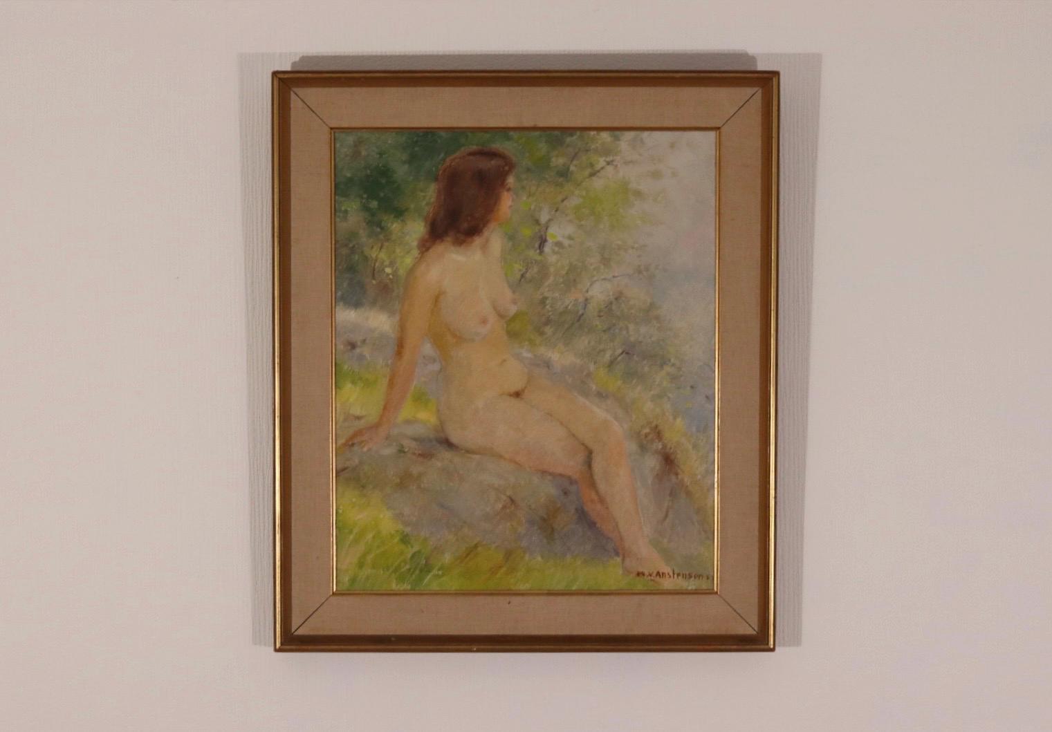 “Sitting Woman” by Karl Vilhelm Anstensen
