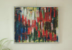 Original Vintage Abstract Oil on Canvas
