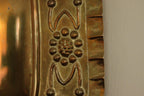 X-Large Mid-Century Swedish Brass Baroque Sconce with Double Arm Design