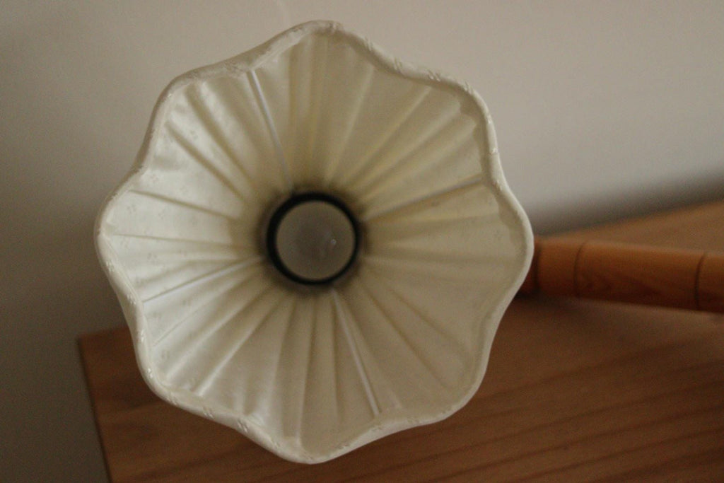 Vintage Pine Table Lamp by Solbackens Svarveri, Sweden, 1970s