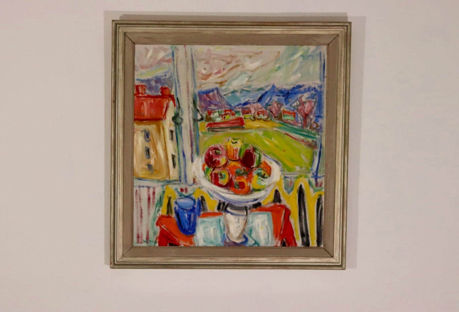 “Landscape with Still Life” by Wilhelm W. (Attributed)