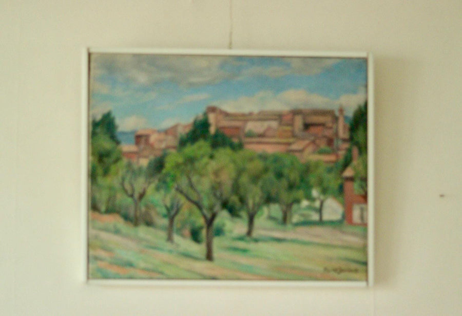 “Town with Trees” by Folke Berlinde