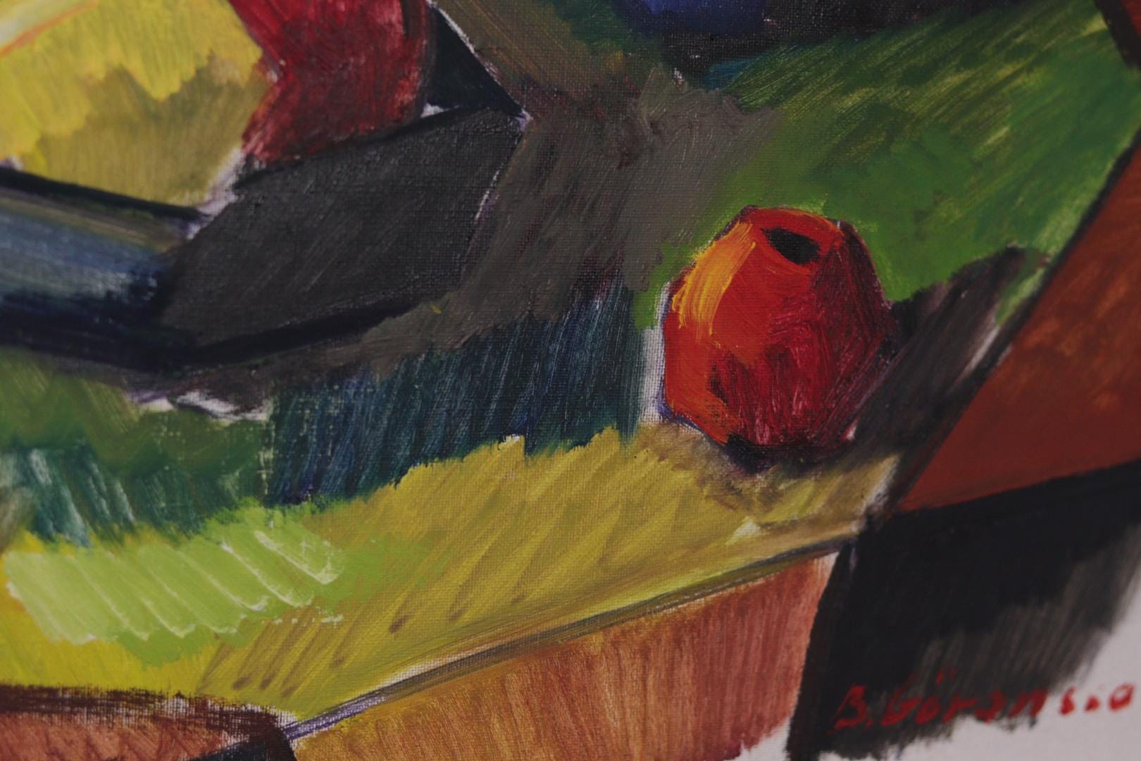 “Kubisk Jug and Fruit” by Bror Göransson