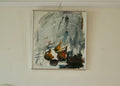 Original Mid Century Oil on Panel – “Abstract Motif”