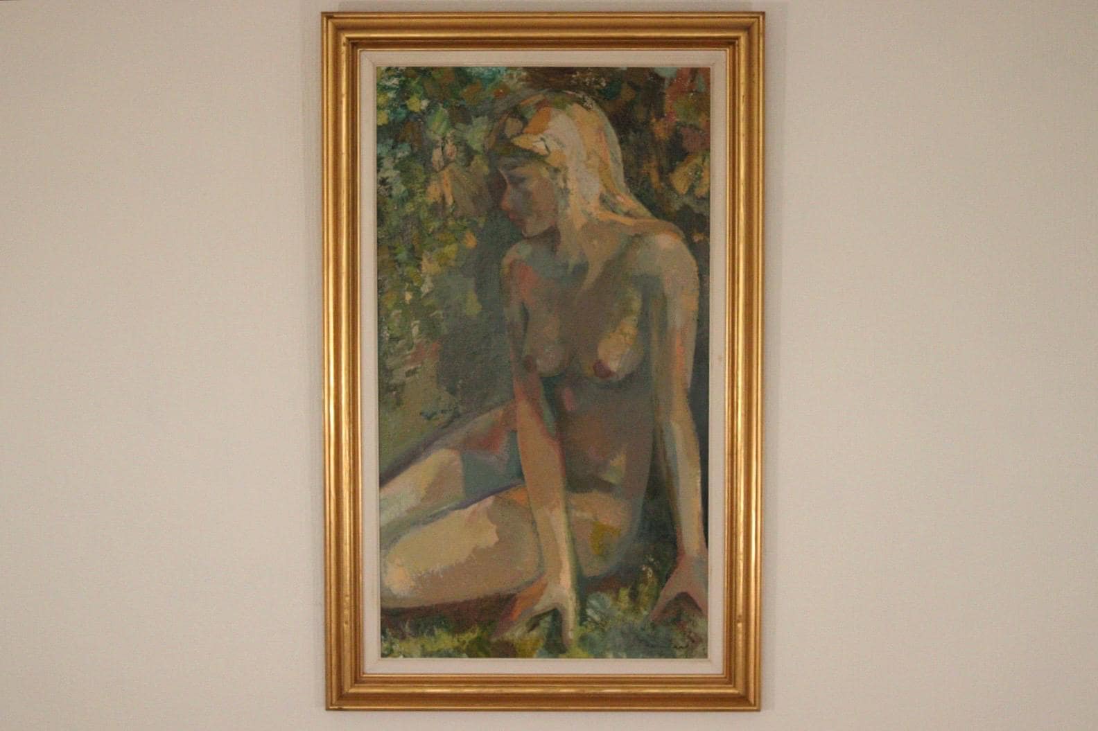 “Seated Woman” by Bernhard Petersen (1911–1988)