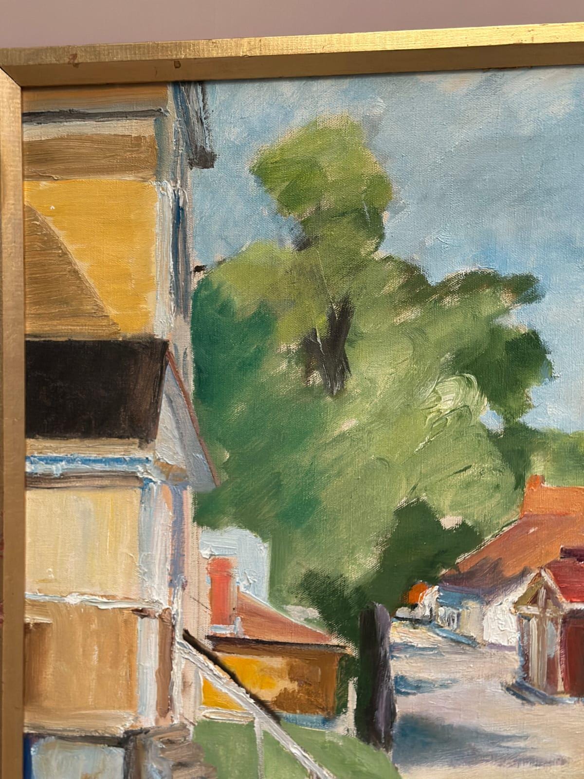 Street with Houses and Trees By Ulfe