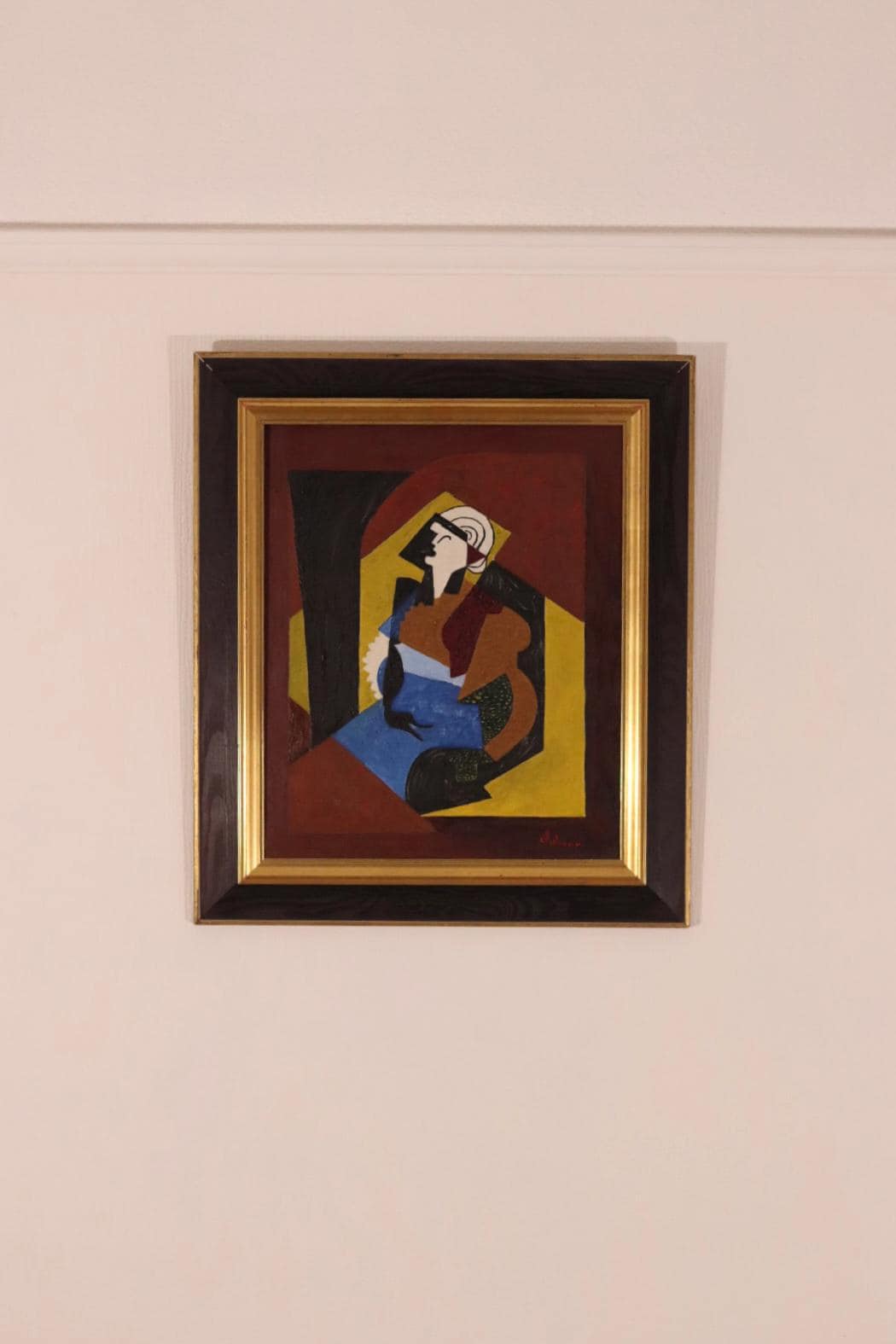 “After Woman with Black Glove” – Signed Edwau