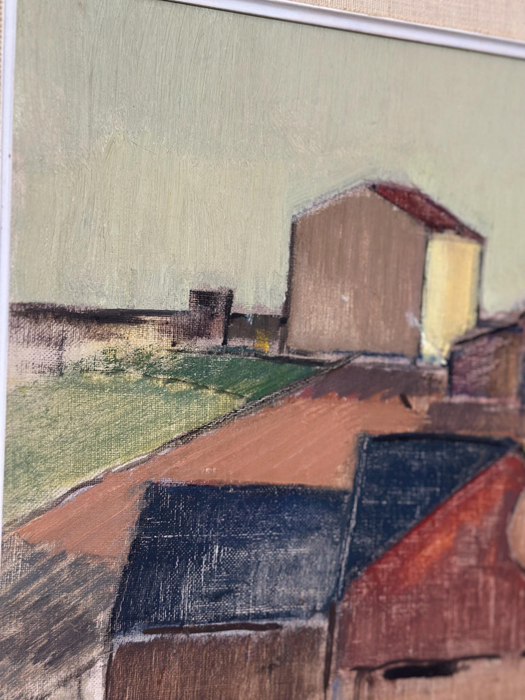 “Rural Landscape with Barns” by Gustav‑Adolf Johansson