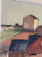 “Rural Landscape with Barns” by Gustav‑Adolf Johansson