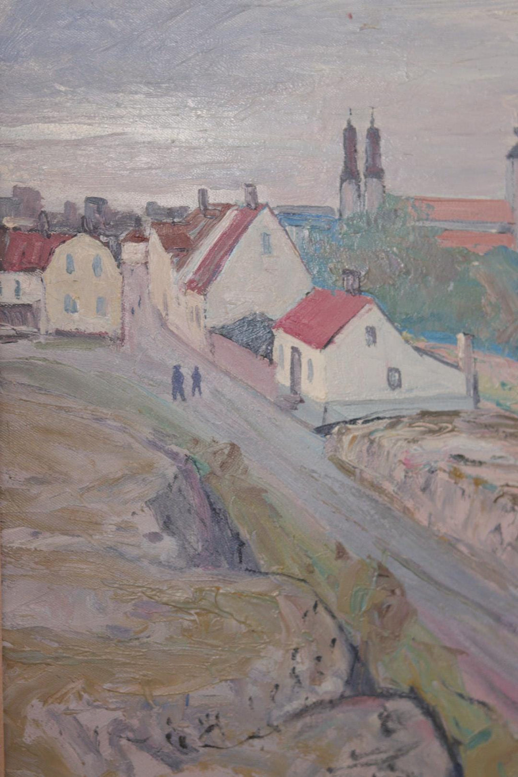 “Village Scene II” by E. R. Olsson