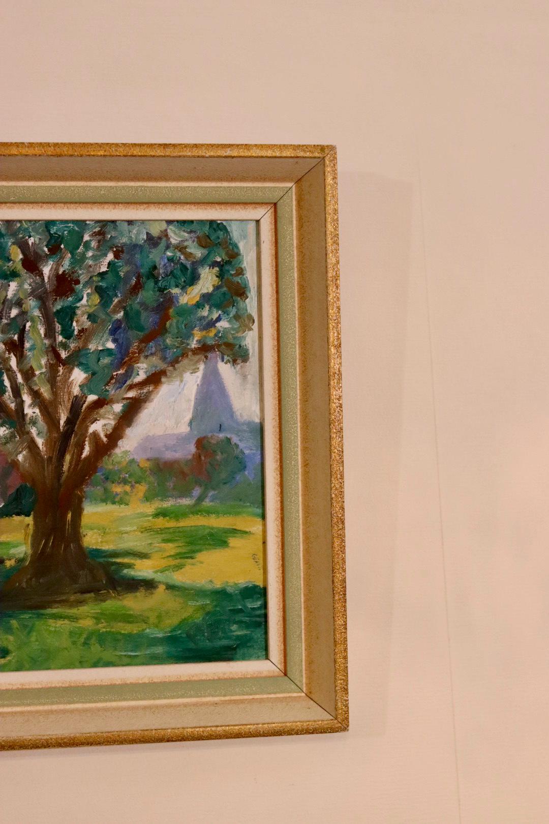 "House Obscured by Trees " by A. Akalsson