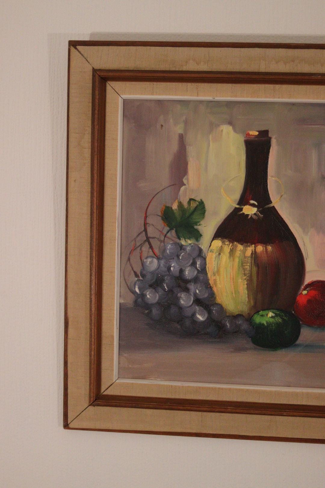 “Still Life with Wine and Fruit” by E.W. Freu