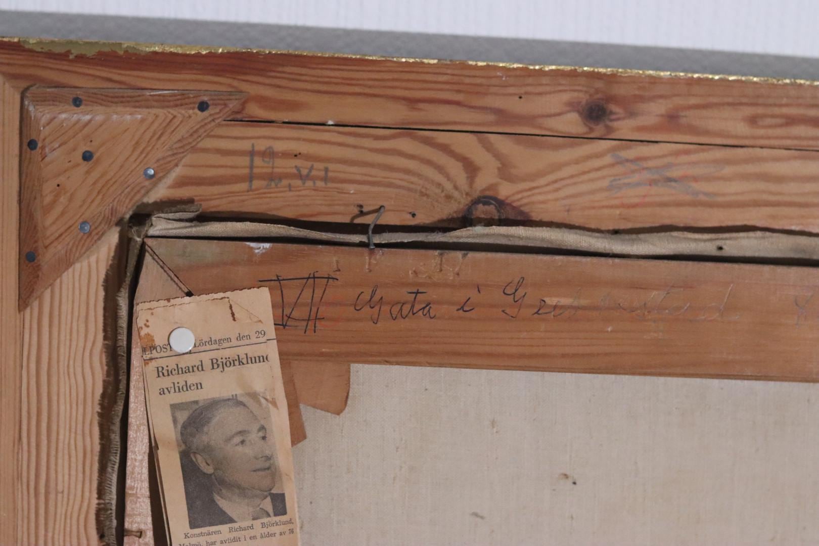 “Street in Grebbestad” by Richard Björklund