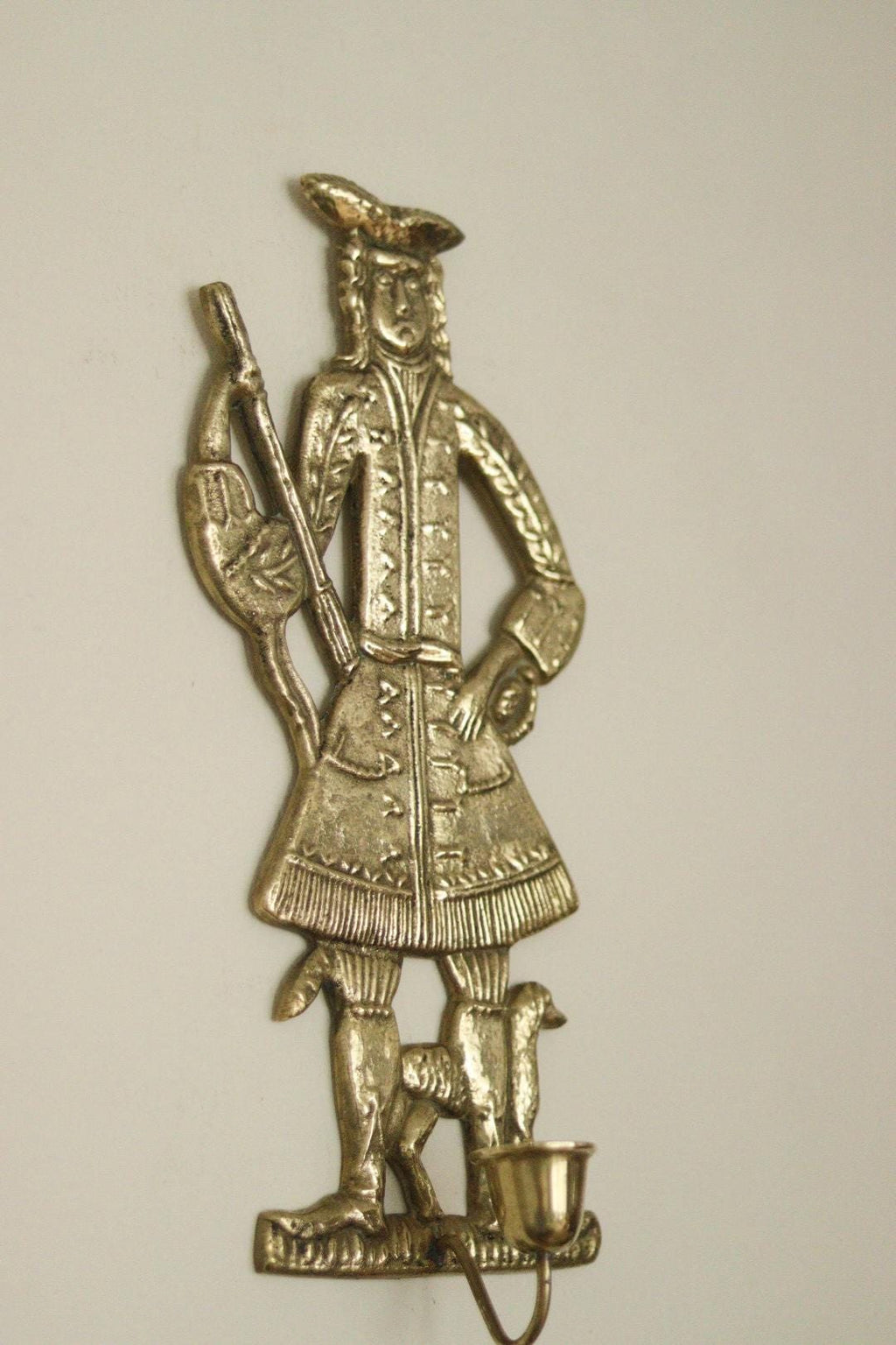 Pair of Mid-Century Brass Danish Sconces