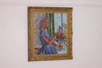 “Woman with Flowers” by Bendt Lauritzen