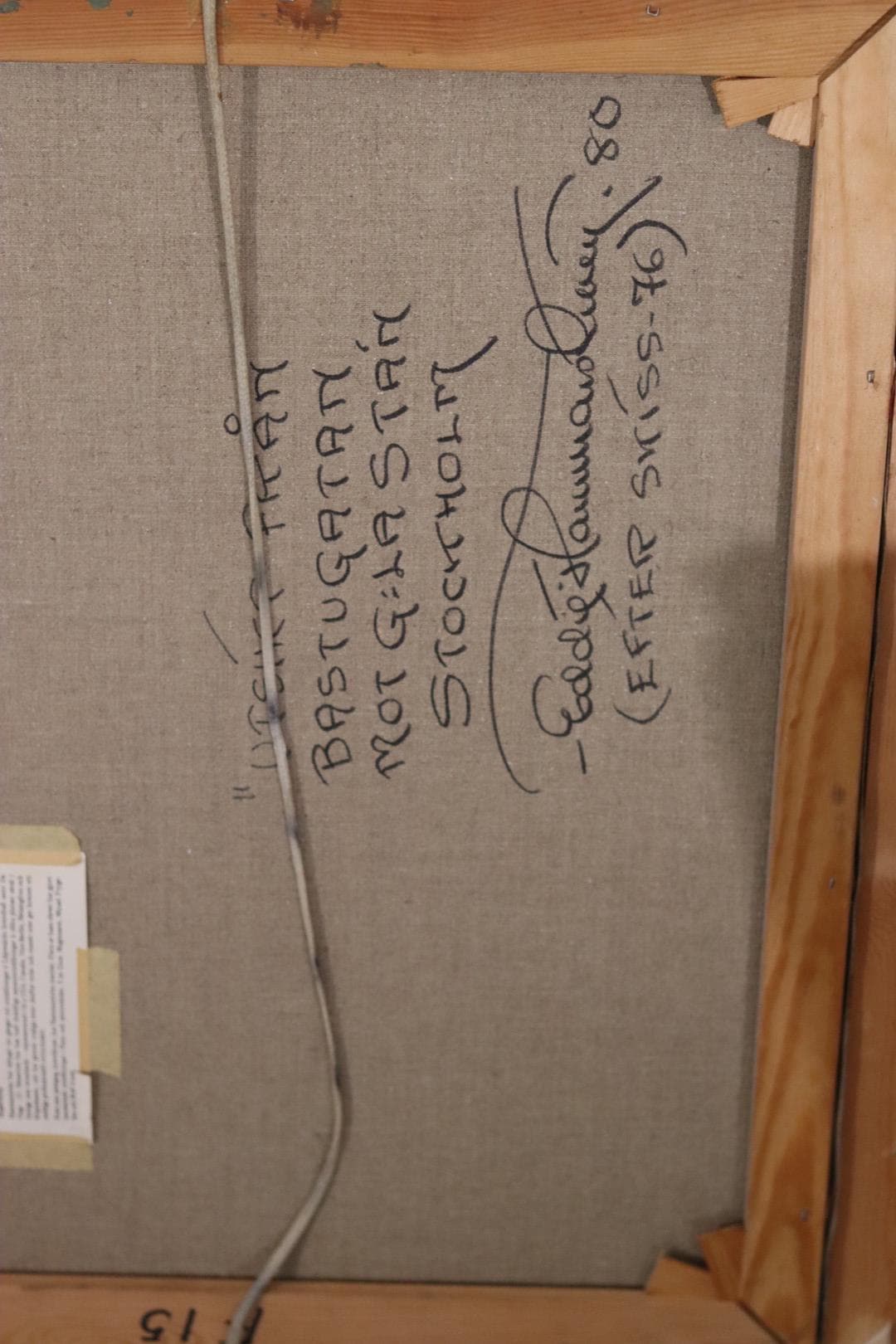 “Stockholm” by Eddie Hammerström