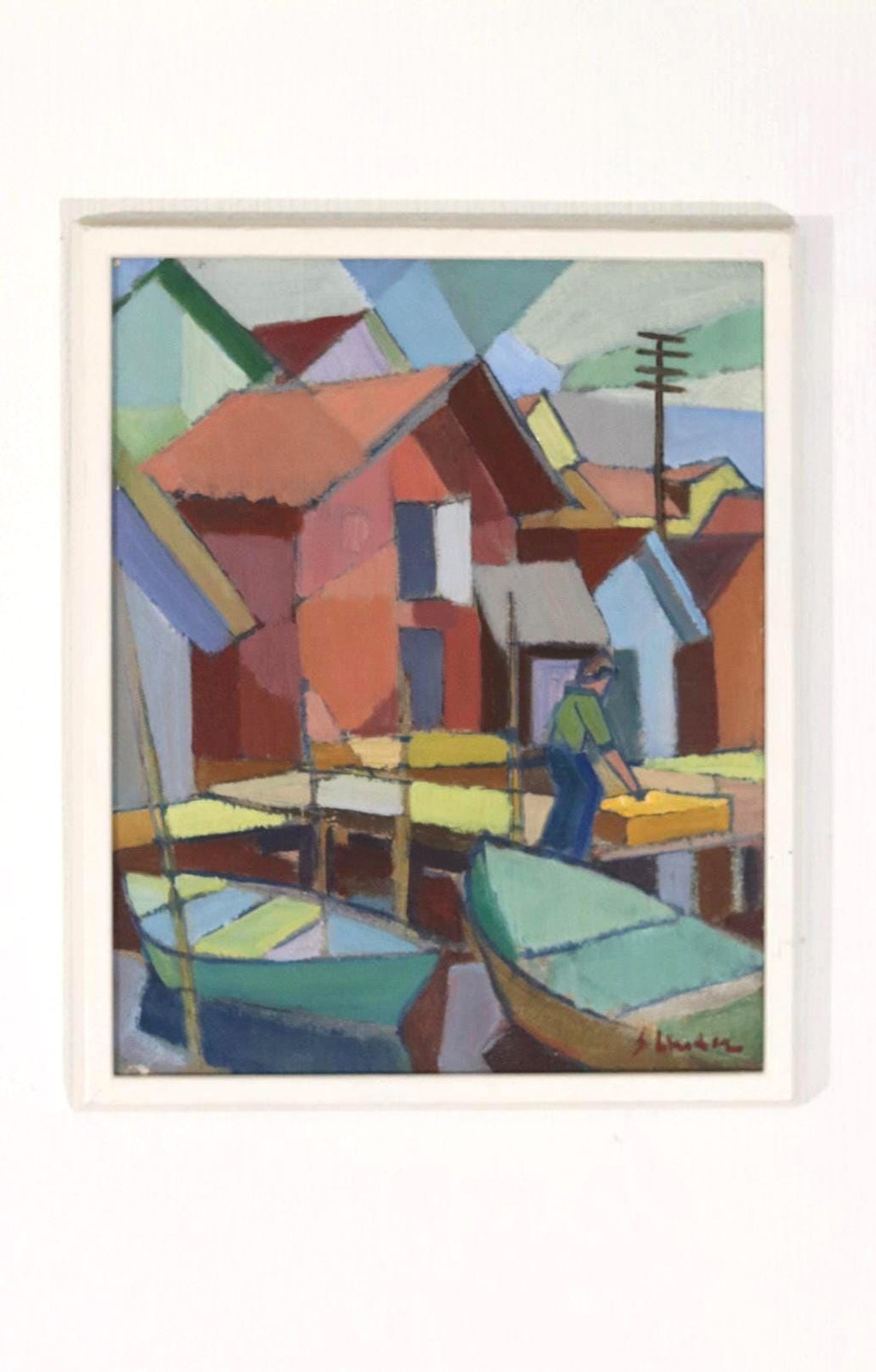 “Houses and Boats” by Helge Linden