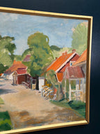 Street with Houses and Trees By Ulfe