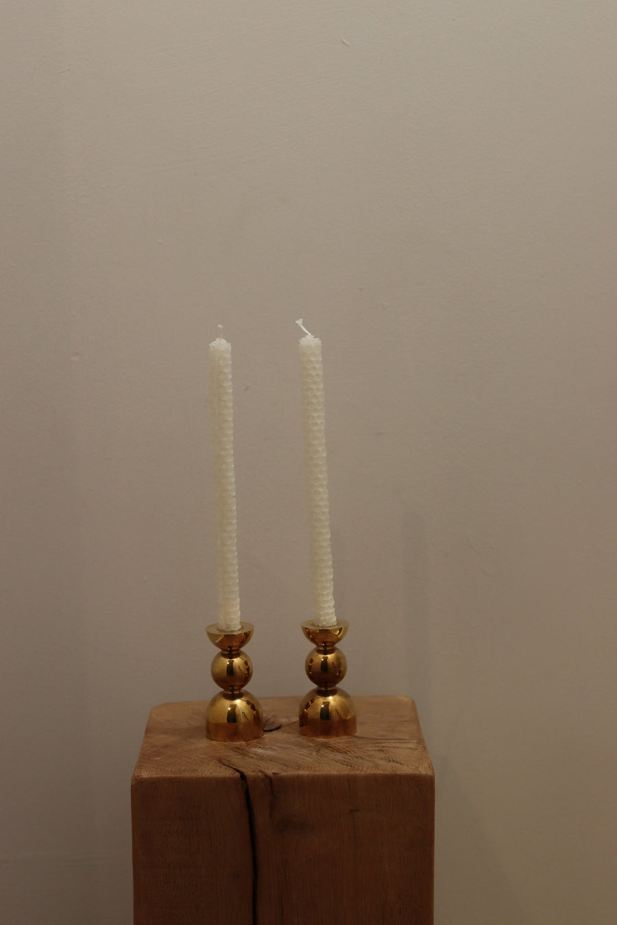 A Pair of Mid-Century GUSUM Candlestick Holder