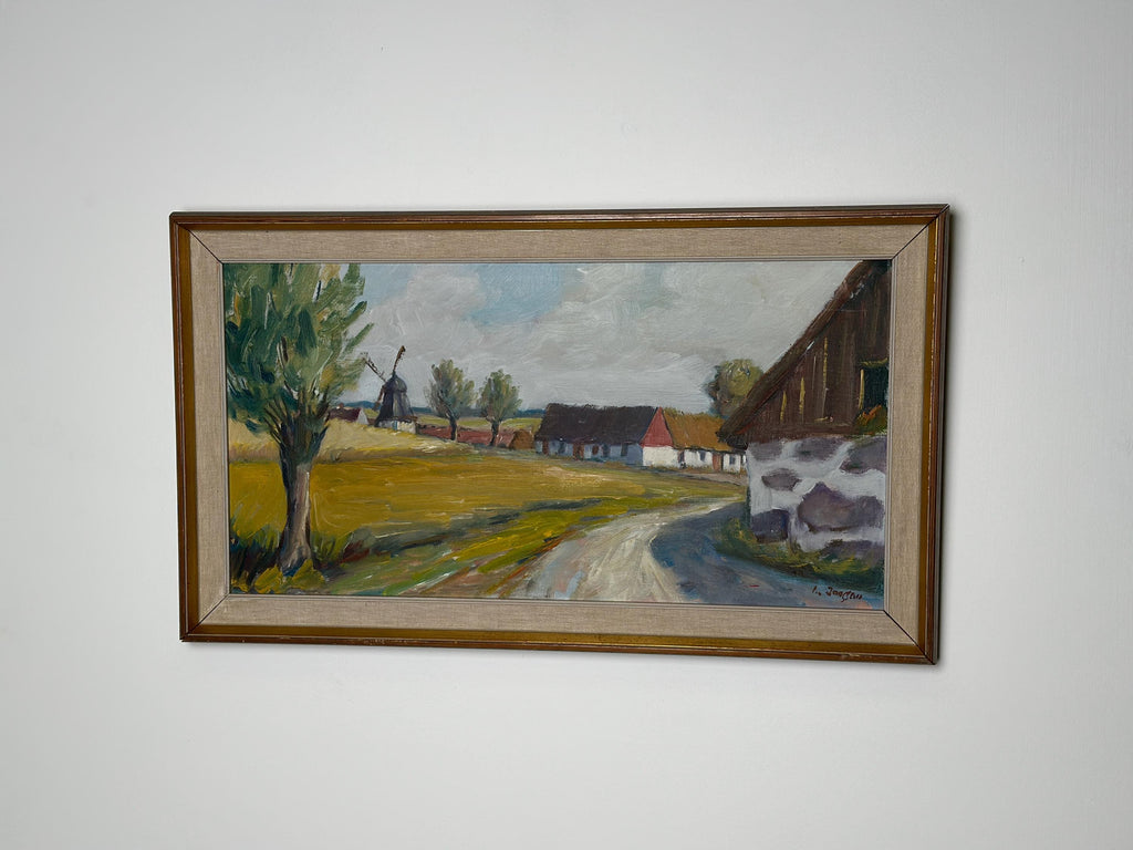 “Farm View” by P. O. Jansson