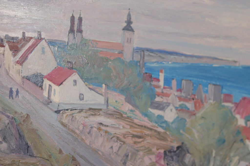 “Village Scene II” by E. R. Olsson