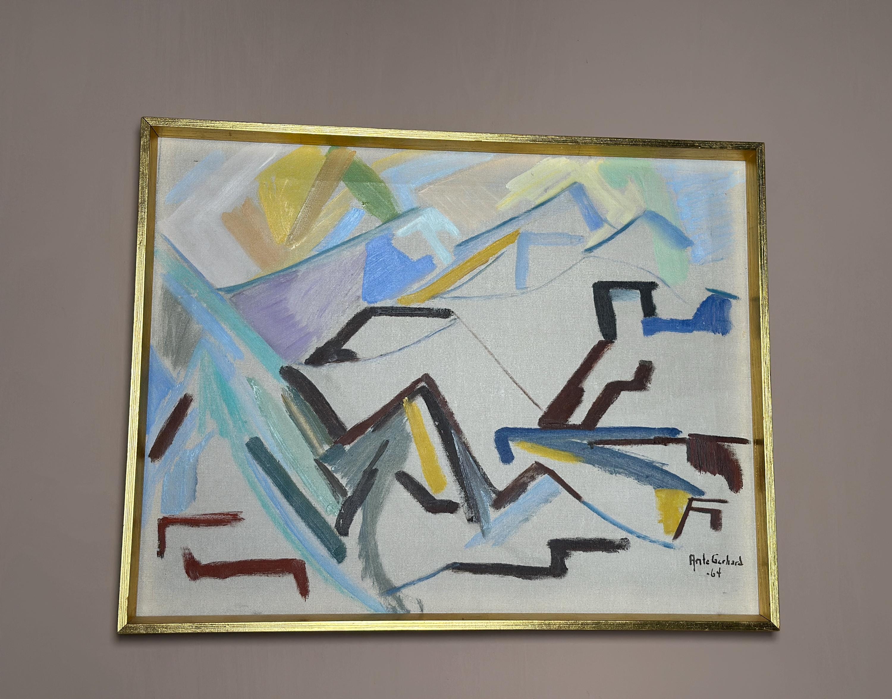 “Abstract Landscape” by Ante Gerhard