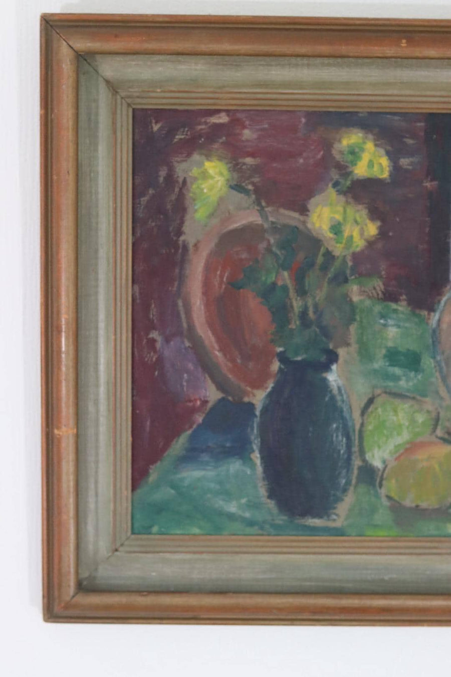 “Still Life: Vases and Fruit” by T.S.