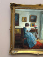 “Woman Reading” by Edith Gert