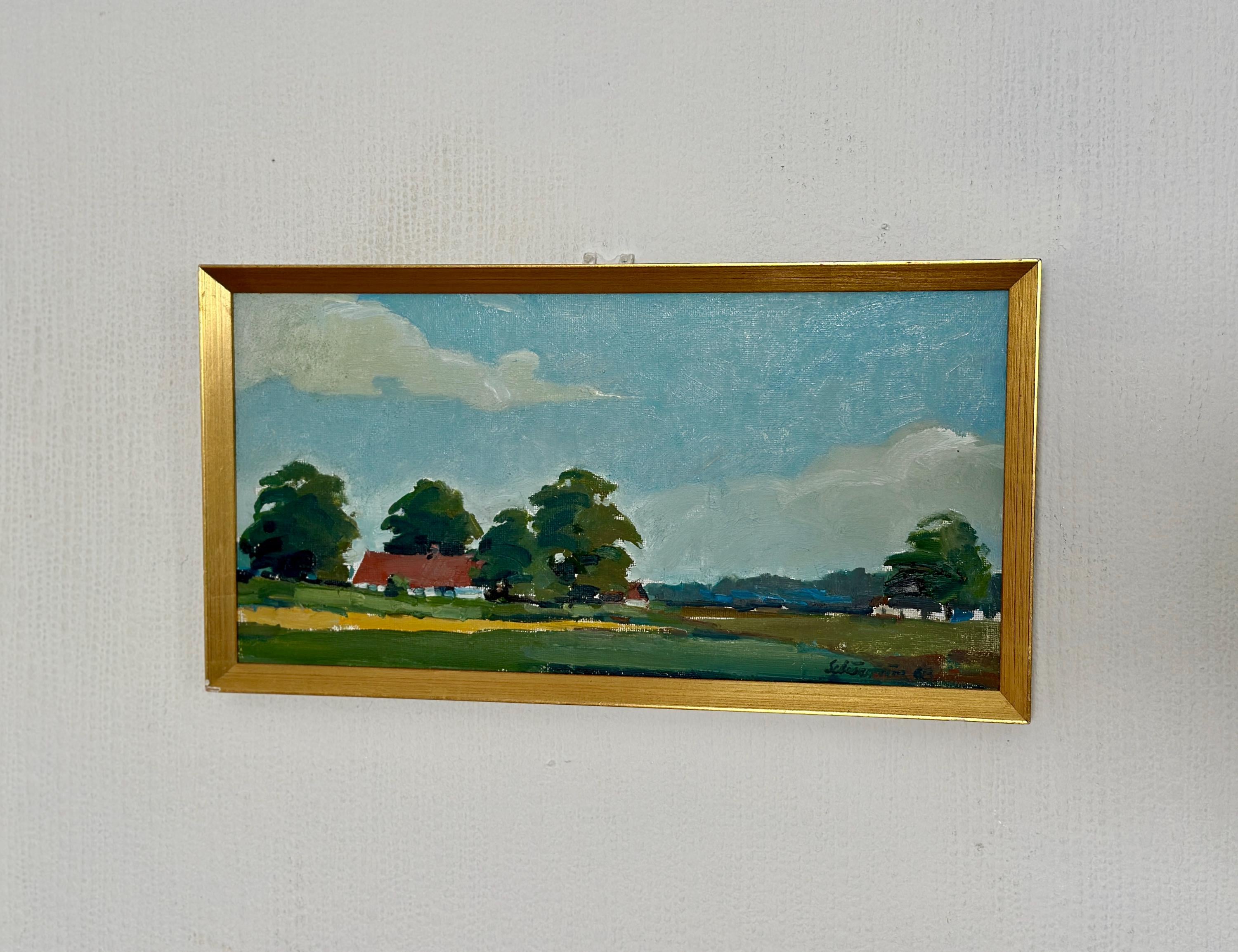 “Landscape with Farms” by Schörström