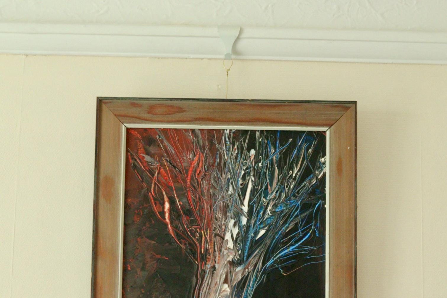 Mid-20th Century Original Oil on Panel – The Tree