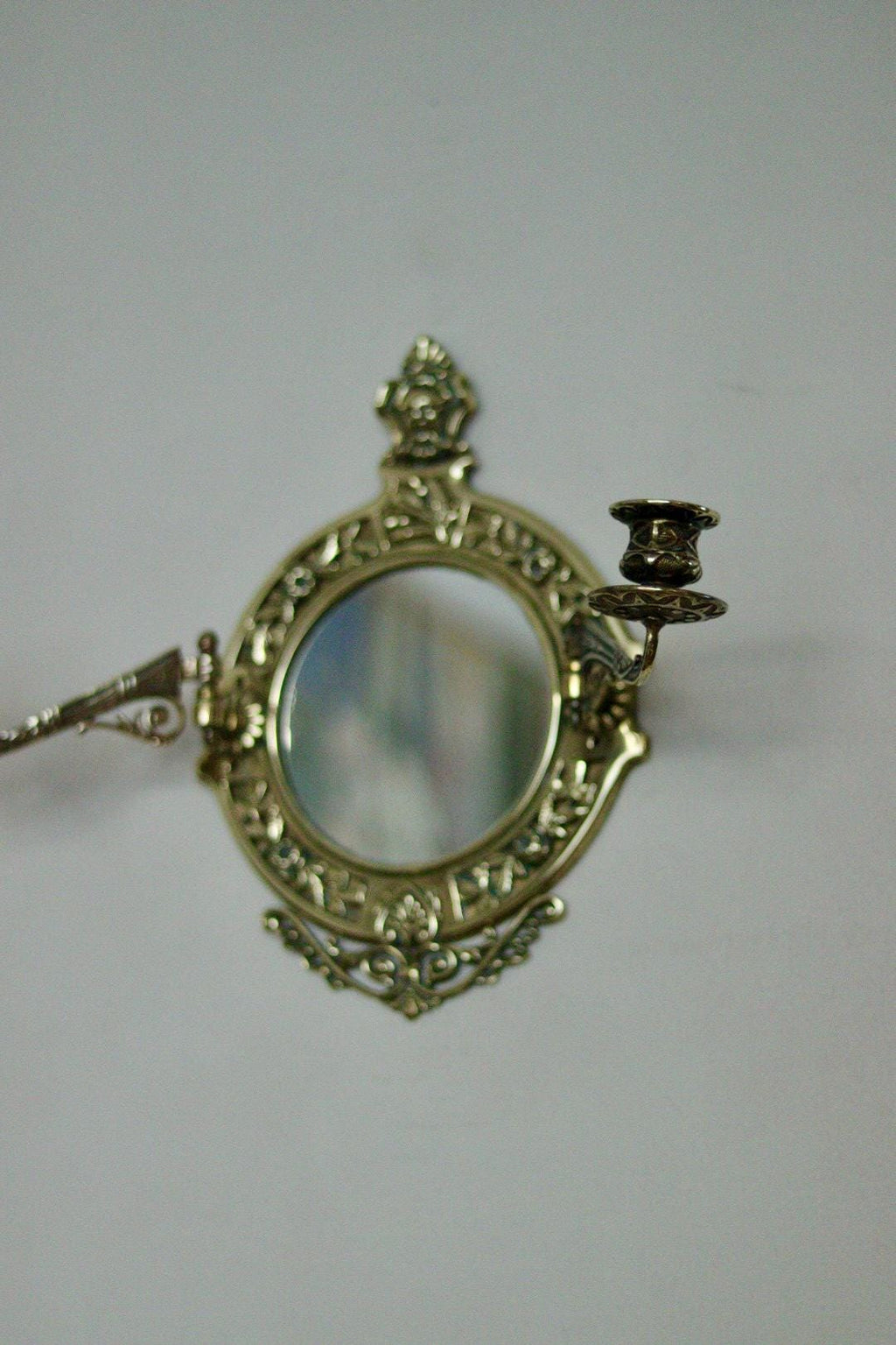 SINGLE Vintage Swedish Brass Sconce