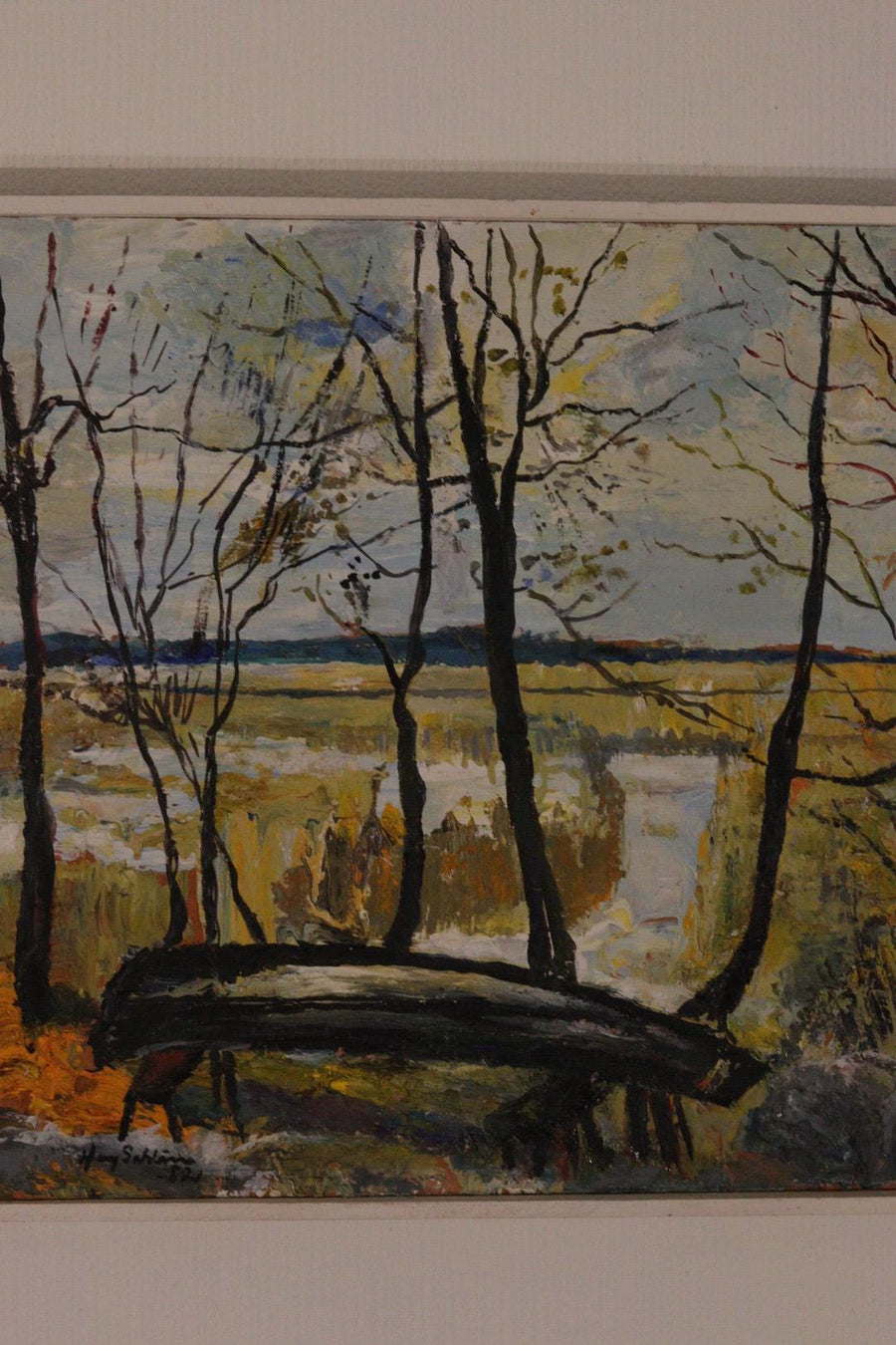“Landscape with Trees” by Harry Sahlin