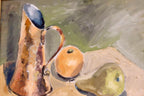 "Still Life Pitcher and Fruit" by J Bjurling
