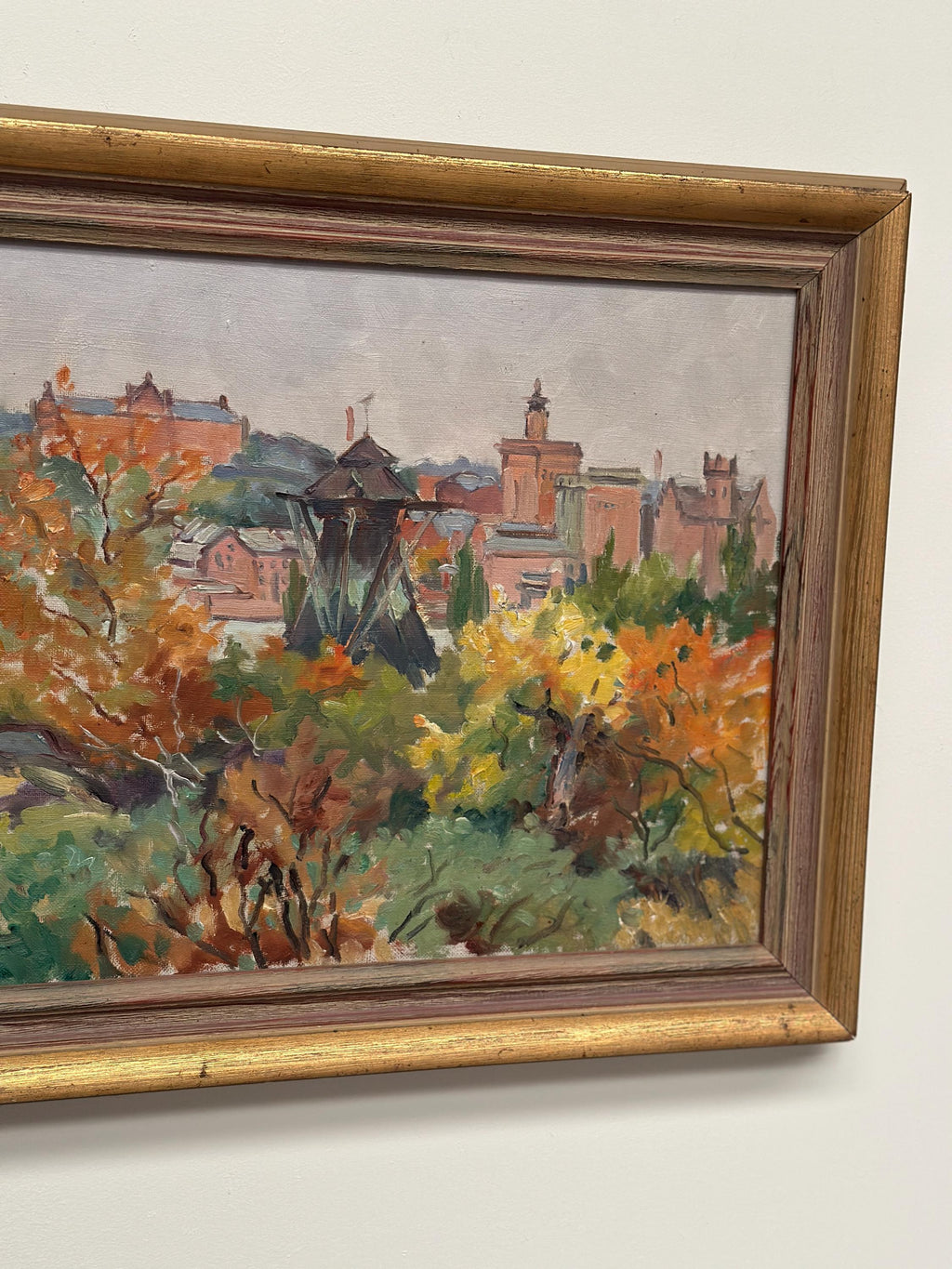 “City Obscured by Trees” by Adolf Jansson