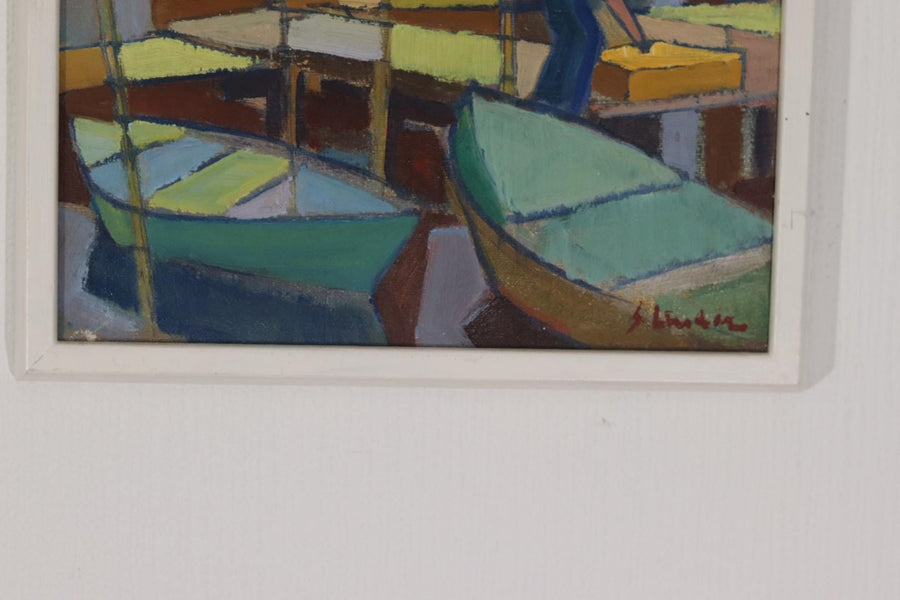 “Houses and Boats” by Helge Linden