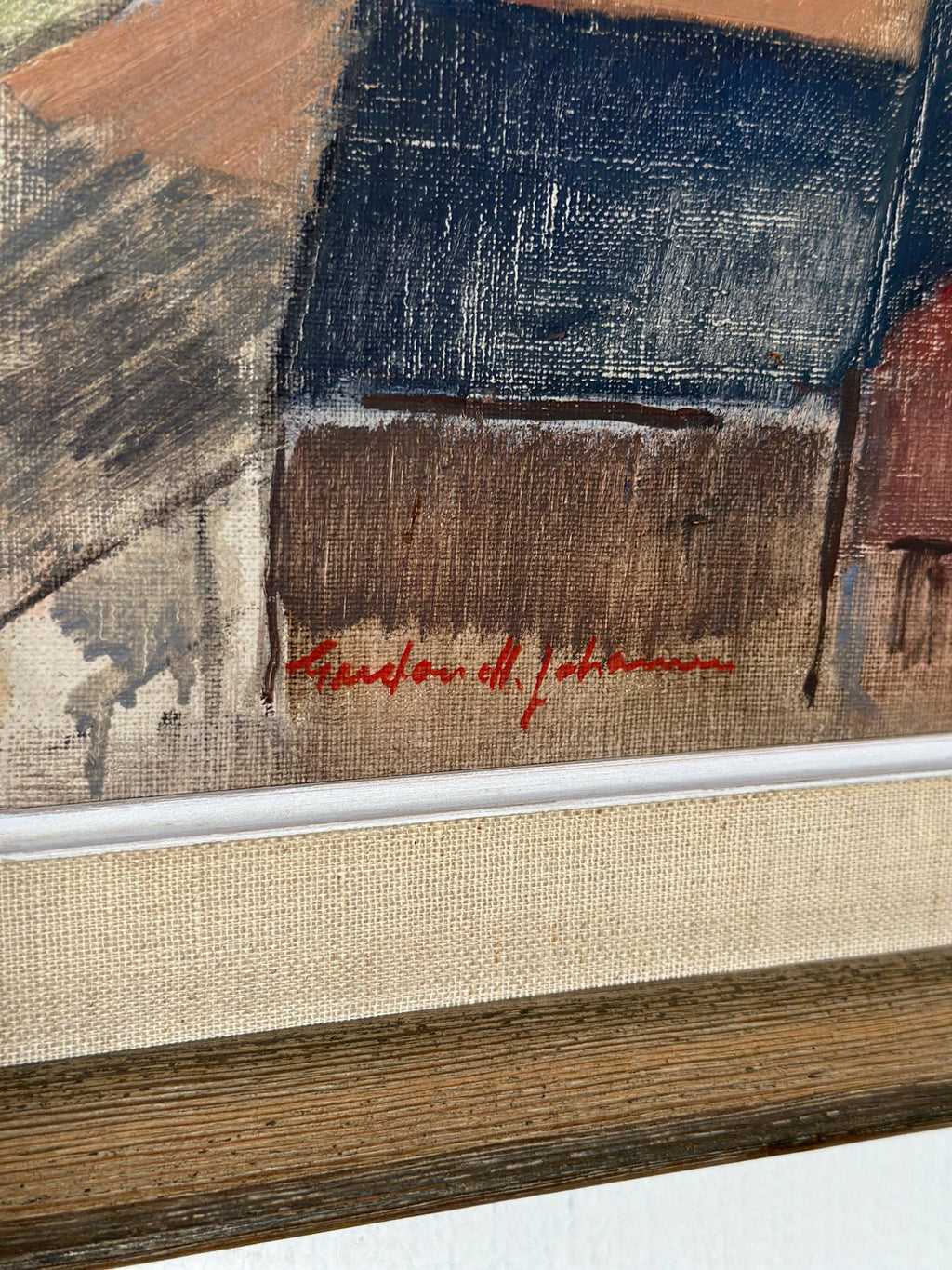 “Rural Landscape with Barns” by Gustav‑Adolf Johansson