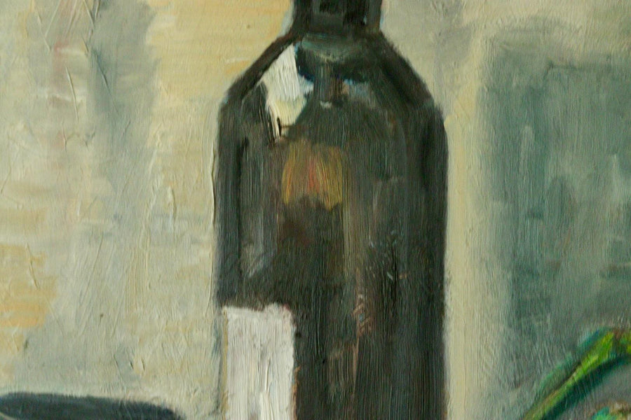 Original Mid-Century Swedish Vintage on Panel Painting – “Still Life”