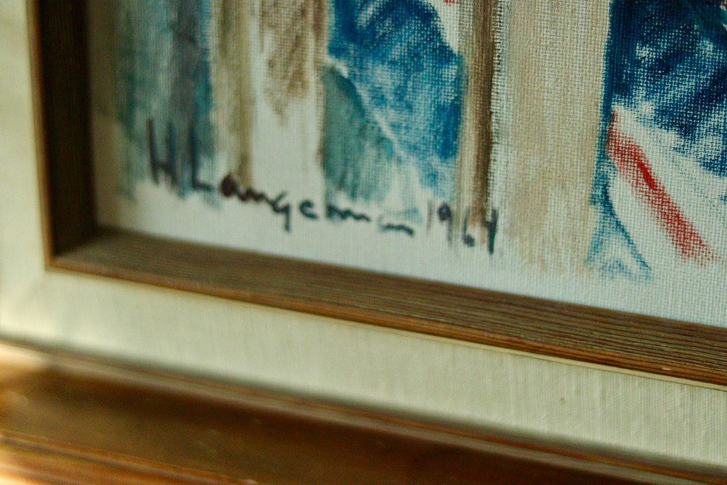 “Chairs and Apples” by H. Langerman