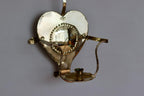 Pair Of Mid Century Swedish Brass Sconces by Ahrneberg Sweden
