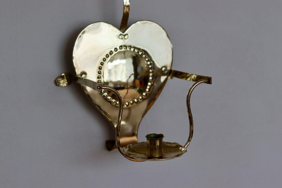 Pair Of Mid Century Swedish Brass Sconces by Ahrneberg Sweden