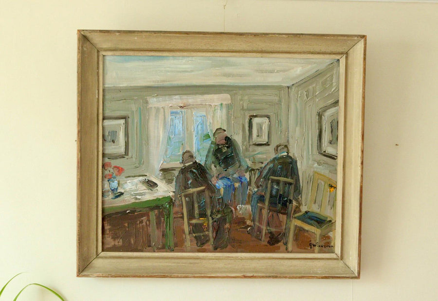 "Seated Figures" by Åke Wickström