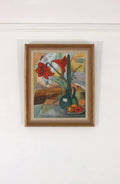 “Amaryllis and Fruit” by A. Lindblom