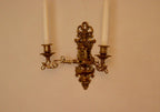 SINGLE Mid Century Swedish Brass Sconce