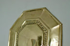 Pair of  Swedish Brass Octagonal Sconce with double arm Design