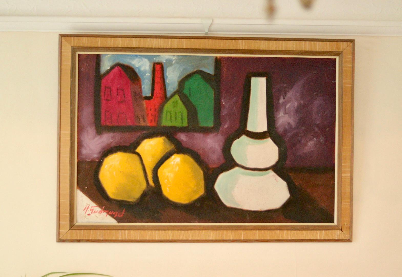 “Cubist Style Still Life” by H. Gudmund
