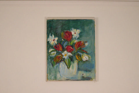 “Vase and Flowers” by M. Hernek