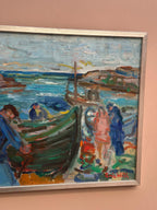 “Coastal Scene with Fishermen” by Eric With