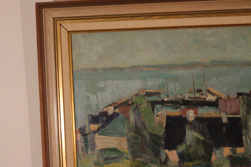 “Coastal Village” by K. Berndström